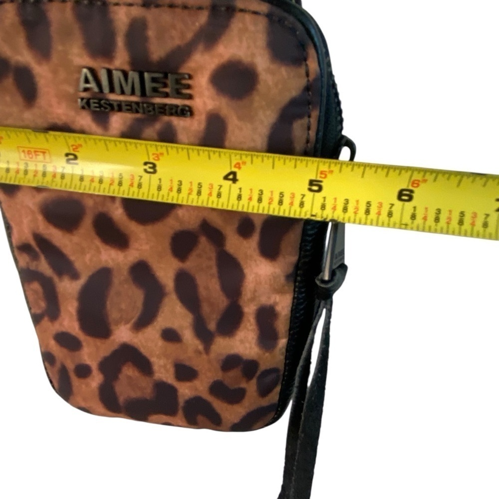 Aimee Kestenberg Just Saying in Jungle Leopard Nylon Adjustable Crossbody Bag - Picture 10 of 11